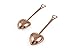 Pretty Little Teacups Loose Leaf Tea Infuser, Copper Heart Shaped, Set of 2