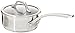 Calphalon AccuCore Stainless Steel Shallow Sauce Pan with Cover, 2.5-Quart