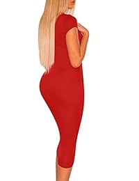 XXTAXN Vestido de fiesta para mujer, sexy, con mangas de gorro, elegante