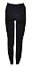 Amoin Women's High Waisted Brooklyn Cuffed Joggers [6103],Black,Small