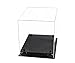 Deluxe Clear Acrylic Football Helmet Display Case with Black Risers (A002-BR)