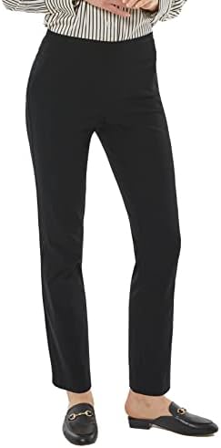 matty m ladies pull on dress pant Women's Comfort Stretch Pants (Black, L) The pull Women's Matty m. Wide-Leg Pants