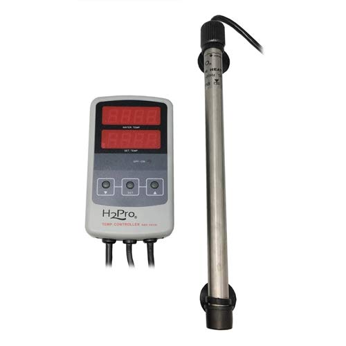 H2Pro 200W Titanium Heater w/LED Display Controller