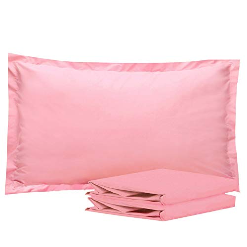 NTBAY Microfibre Oxford Pillowcases, Pack of 2 Oxford Pillowcases, Anti-Wrinkle and Anti-Stain, Soft and Comfortable — image 1