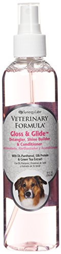 SynergyLabs Veterinary Formula Solutions Gloss & Glide Detangler, Shine Builder & Conditioner; 8 fl. oz.