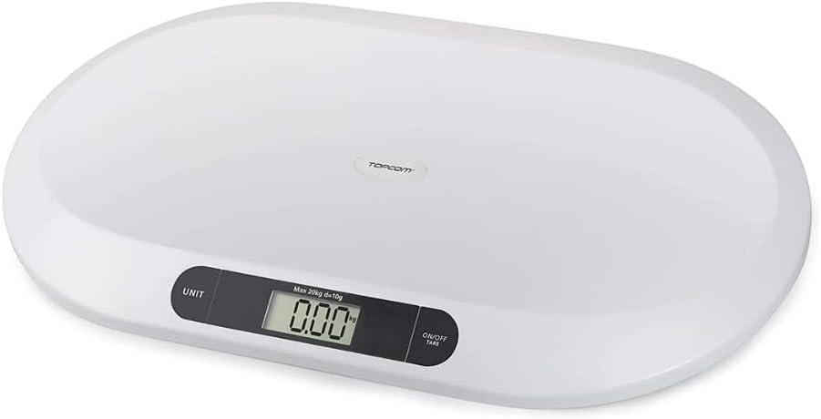 Marco Paul 20kg Digital Baby Scale for Infants & Pets - White