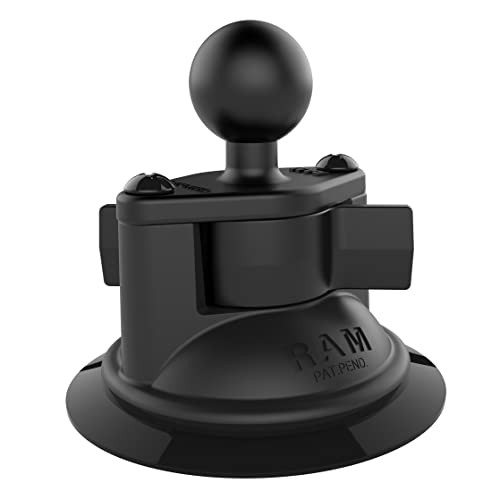 RAM Mounts Twist-Lock Suction Cup Base with Ball RAM-B-224-1U with B Size 1