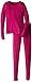 Hanes Little Girls' Thermal Underwear Set, Hot Pink, Small/6-6X