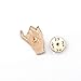 JDYDYJT Pinky Promise Matching Enamel Lapel Pins Hard BFF Enamel Pin Set Badge, Pinkie Swear Gifts, Friendship Couples Boyfriends Girlfriend Pin with Message Card(2 PCs)