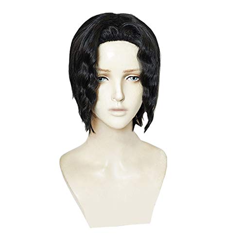 Diocos Demon Slayer Kimetsu No Yaiba Kibutsuji Muzan Cosplay Black Curly Wigs Michael Jackson White 