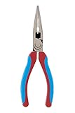 Channellock E326CB 6-Inch Long Nose Plier, E Series, XLT, Code Blue