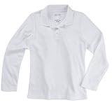 George Girls' School Uniform Long Sleeve Polo Shirt