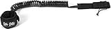 Ten Toes The Helix 10' Coiled Leash for Stand Up Paddle Board-Black