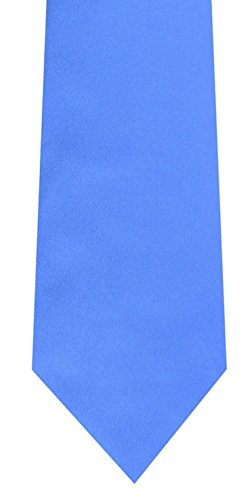 Armani Collezioni Mens 100% Silk Tie Solid Blue Made In Italy