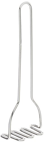 CybrTrayd R&M Mini Potato Masher, Stainless Steel
