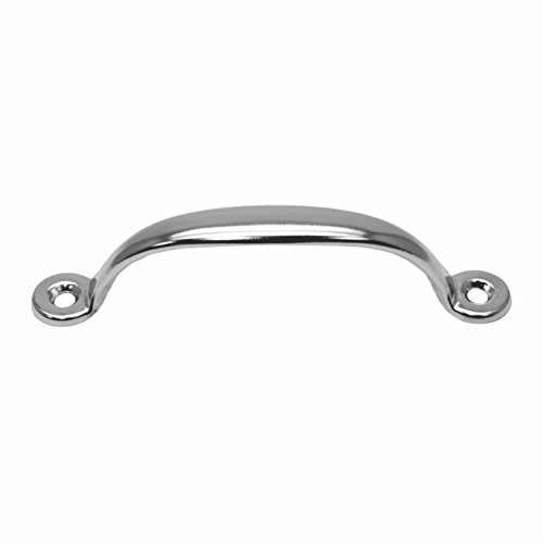 TCH Hardware 2 Pack Steel Utility Grab HandleÂ - Surface Mount Metal Pull for Door Drawer Access Panel Cabinet Lid Hatch