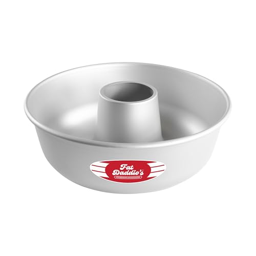 Fat Daddio's RMP-10 Anodized Aluminum Ring Mold Pan, 10 x 3.5 Inch, Silver