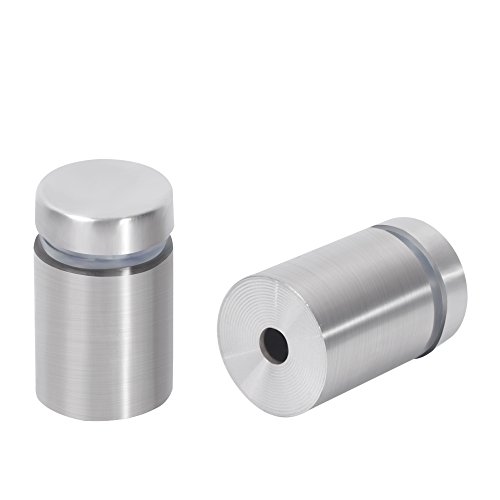 image for LuckIn Stainless Steel Standoff Screws 19 x 30 mm Wall Mount Advertisi