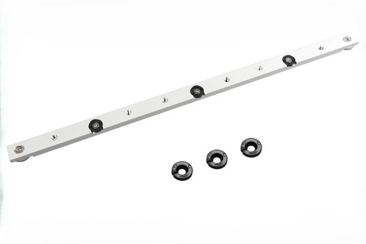 Miter Bar, 450mm Aluminium Alloy Miter Bar Slider Table Saw Gauge Rod Wood Working Tool