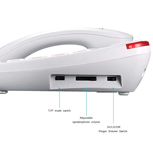 Ornin S016+ Big Button Corded Telephone with Speaker, Desk Phone Only