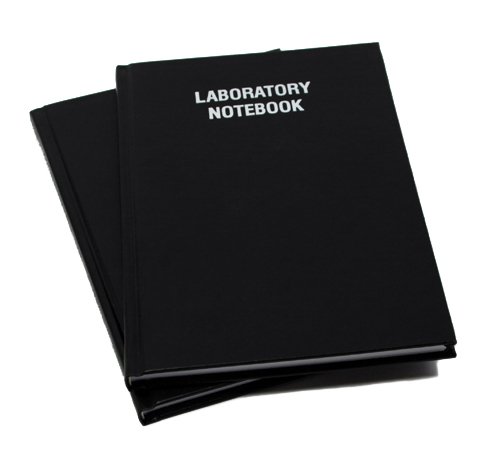 Scientific notebook company, laboratory notebook, black…