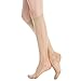 MANZI 12 Pairs Lady's Sheer Knee High Stockings, 12 Pairs Nude