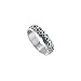 Gem Avenue 925 Sterling Silver Turqouise Celtic Southwestern Style 6mm Band