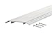 M-D Building Products 68338 Aluminum Commercial Flat-Profile Threshold: Durable and Sleek Entryway Access Solution Draft Protection (5 in. x 1/2 in. x 72 in.) (Silver)
