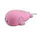 Cute Animal Baby Dolphin Shape USB Wired Mouse 1600 DPI Optical Mice Mini Small Kids Children Mice Gift for Boy Girl Men Women Kids Mom Dad Boyfriend Daughter for PC Laptop Computer (Pink)
