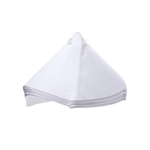 Jeteven Strainer Cone Silicone Funnel Filter Tip Cone Shaped Fine Nylon Mesh Funnel W/Hooks Disposable (100pcs with 3pcs Brushes) - Thumbnail 2