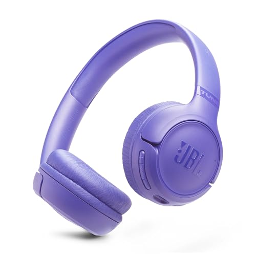 JBL Tune 530 BT Wireless On-Ear Kopfhörermit JBL Pure Bass Sound, Bis zu 76 Stunden Musikwiedergabe, Bluetooth 6.0, leichtem, faltbarem Design, Google Fast Pair, Microsoft Swift Pair, Violett