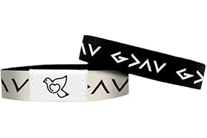 EVESENG Daily Bible Verse Bracelet - Christian Faith bible bracelets with NFC Technology | Unique Devotional Gift for Believers | Share Love, Hope, and Faith,Spiritual Conversations Anytime Anywhere.