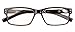 Eyekepper 5 Pack Reading Glasses for Men - Includes Reader Sunglasses - Classic Readers +0.75