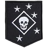 MARSOC Raider Marine Raiders Tactical Morale Badge Embroidery Patch Military Applique Hook and Loop Armband Patches (color1)