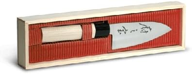 Mercer Cutlery M24204 4-in High Carbon Deba Knife w/ Balsam Wood handle