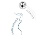 BodyJ4You Pregnancy Belly Button Ring Baby Feet Flexible Navel Barbell Body Piercing Jewelry 14 Gauge