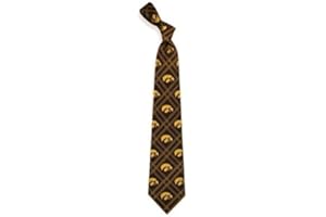 EAGLES WINGS University of Iowa Hawkeyes (Tiger Hawk) NCAA College Sports Plaid Mens Neck Tie