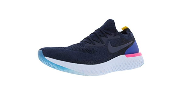 nike epic react flyknit college navy hyper jade