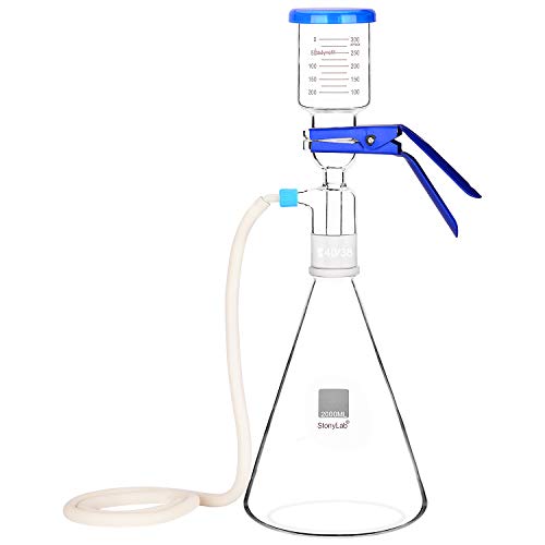 stonylab Glass Filtration Apparatus, Borosilicate Glass Vacuum