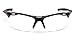 Pyramex Safety Avante Eyewear, Black Frame, Clear Lens