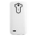 LG G3 Case - Poetic LG G3 Case [Invictus Series] - [Lightweight] [Hybrid Protection] Protective Hybrid Case for LG G3 White/Gray (3 Year Manufacturer Warranty From Poetic)
