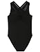 Arshiner Girls Leotards Cross Back Keyhole Ballet Dance Outfit Black Size 7-8