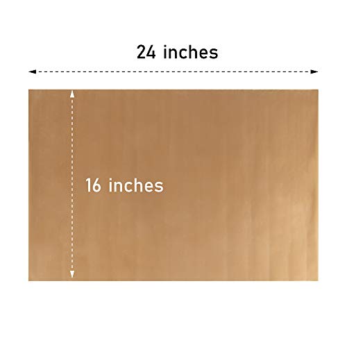Teflon Sheets - 6-Pack PTFE Teflon Sheet for Heat Press, 16 x 24-Inch Heat Transfer Sheets, Heat-Resistant Craft Mats, Non-Stick Oven Liners