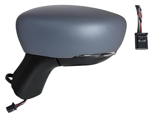 Electric Mirror Made for Renault Captur from 2017 to 2019 2018> Right Side El. Paint Redisc. w/Light Probe