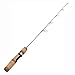 Fiblink Graphite Ice Fishing Rod Pole Gear Equipment for Walleye Perch Crappie Pike Trout (24-Inch Medium Light Power)