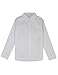 Spring&Gege Boys' Long Sleeve Solid Formal Cotton Twill Dress Shirts
