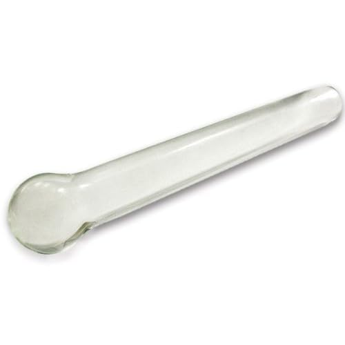Fresh Dildo, Borosilicate Glass, Sleek Wand, Clear image