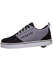 HEELYS Pro 20 (Little Kid/Big Kid/Adult) Black/Grey