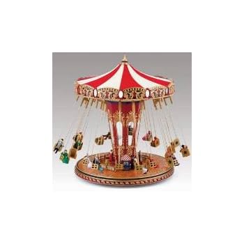 Amazon.com: Mr. Christmas World's Fair Animated Musical Carnival Swing ...