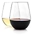 WineTools 20-Ounce Unbreakable Stemless Wine Glasses, Large (Set of 4)